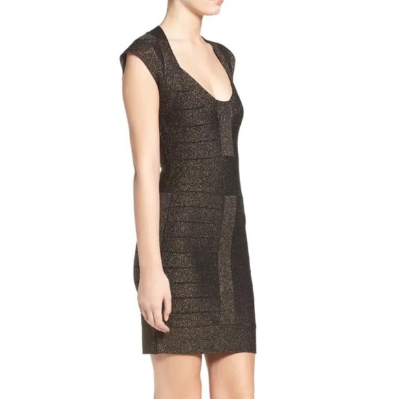 French Connection Danni Crepe Bandage Heath Dress - Picture 10 of 13